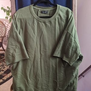 Short sleeved tshirt, terry inside